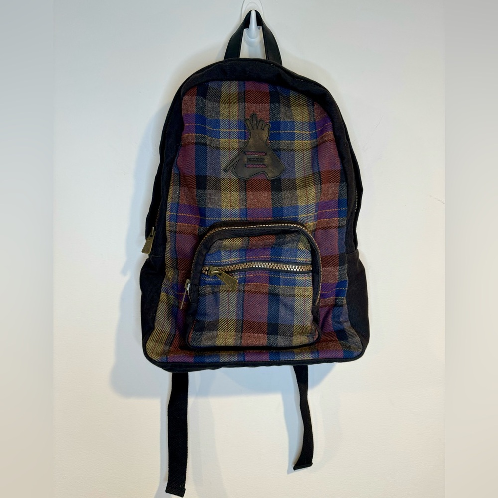 Pendleton 100% Wool Tartan Plaid Dome Backpack Gently Used